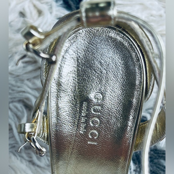 Gucci gold heels size 7 - Picture 9 of 9